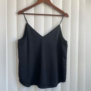 Express loose fit tank in black. Size medium.